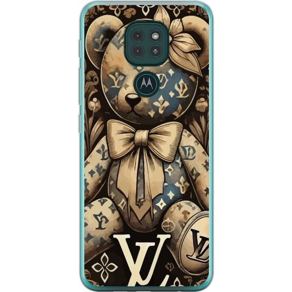 Motorola Moto G9 Play Genomskinligt Skal Teddy Vuitton