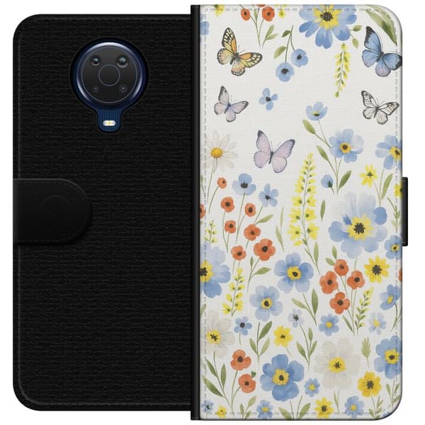 Nokia G20 Lommeboketui Sommerblomster