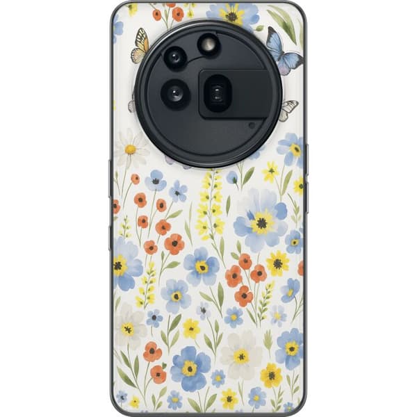 Nothing Phone (3a) Pro Läpinäkyvä kuori Kesäkukat