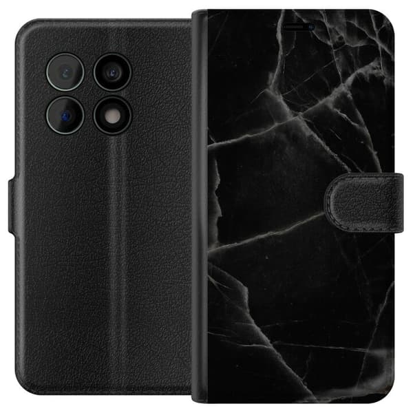 OnePlus 10 Pro Lommeboketui Svart marmor