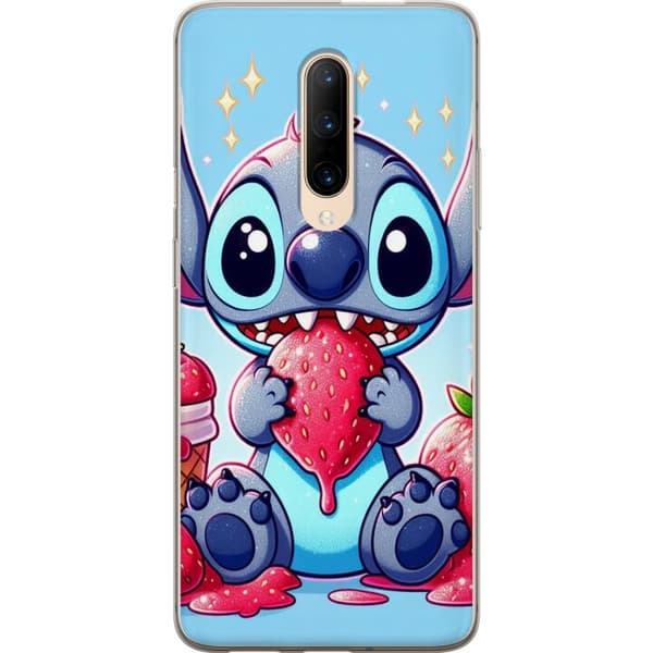 OnePlus 7 Pro Gennemsigtig cover Strawberry Stitch