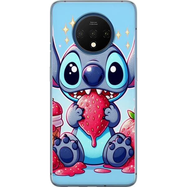 OnePlus 7T Gennemsigtig cover Strawberry Stitch