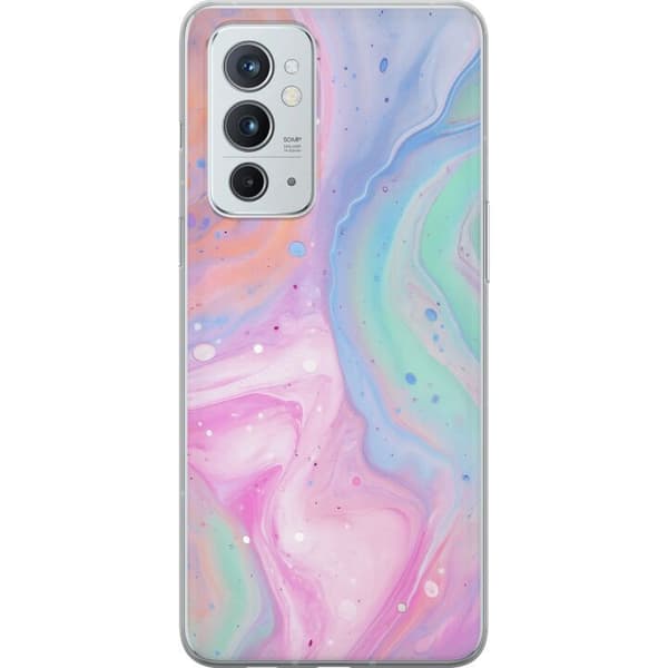 OnePlus 9RT 5G Gennemsigtig cover Pastelmarmor