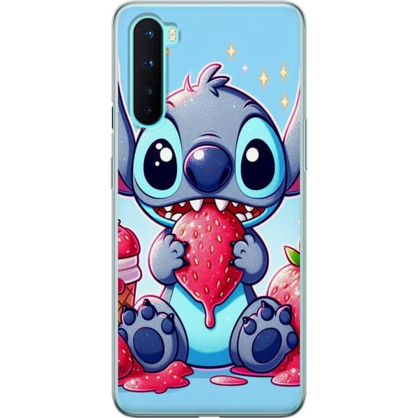 OnePlus Nord Genomskinligt Skal Strawberry Stitch