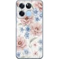 Miniatyrbild 1 av 3: OnePlus Ace Racing Genomskinligt Skal Romantiska blommor