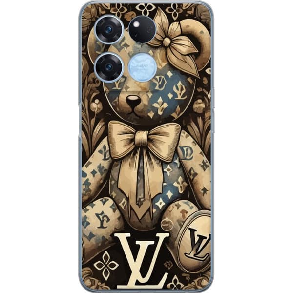 OnePlus Ace Racing Läpinäkyvä kuori Teddy Vuitton