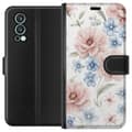 Miniatyrbilde 1 av 3: OnePlus Nord 2 5G Lommeboketui Romantiske blomster