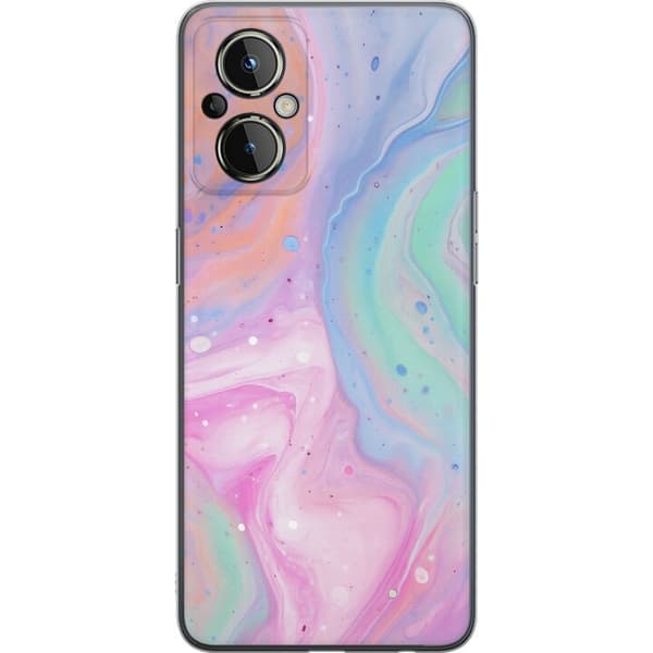 OnePlus Nord N20 5G Gennemsigtig cover Pastelmarmor