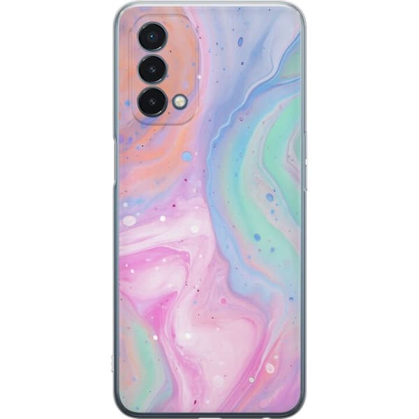 OnePlus Nord N200 5G Genomskinligt Skal Pastellmarmor