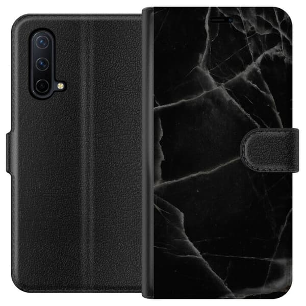 OnePlus Nord CE 5G Tegnebogsetui Sort marmor