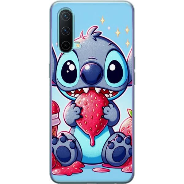 OnePlus Nord CE 5G Gjennomsiktig deksel Strawberry Stitch