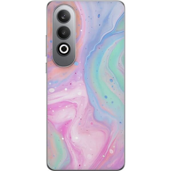 OnePlus Nord CE4 Gennemsigtig cover Pastelmarmor