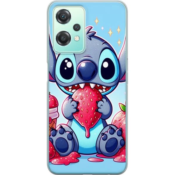 OnePlus Nord CE 2 Lite 5G Gennemsigtig cover Strawberry Stitch