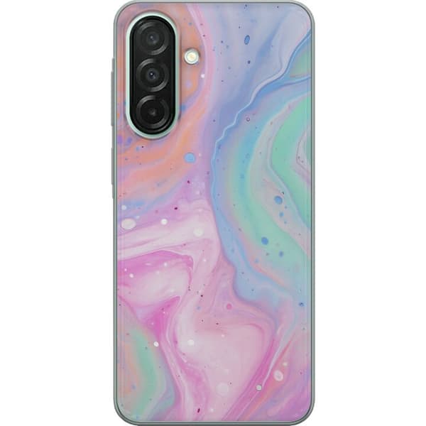 Samsung Galaxy A26 Gennemsigtig cover Pastelmarmor