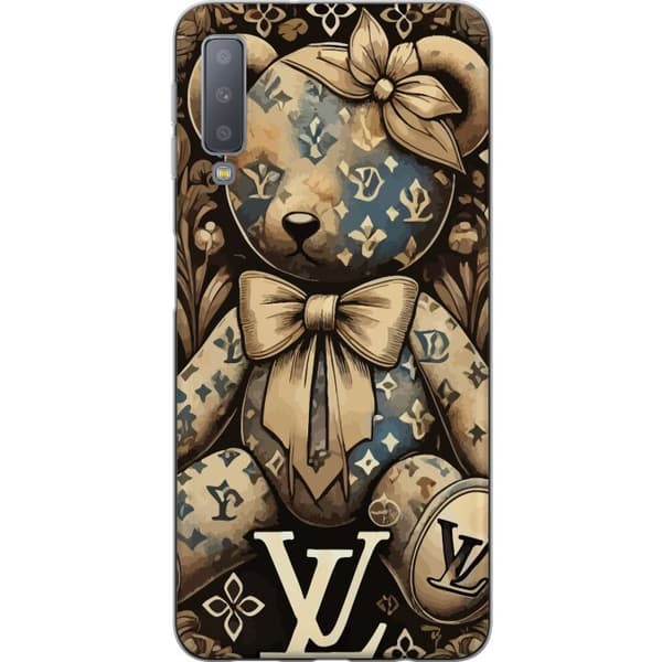 Samsung Galaxy A7 (2018) Läpinäkyvä kuori Teddy Vuitton