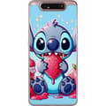 Miniatyrbilde 1 av 3: Samsung Galaxy A80 Gjennomsiktig deksel Strawberry Stitch