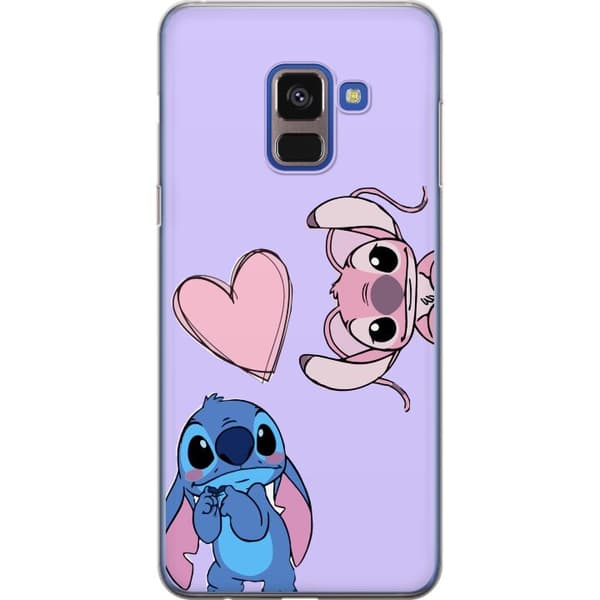 Samsung Galaxy A8 (2018) Läpinäkyvä kuori Stitch Mode