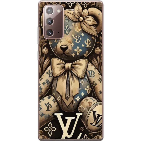 Samsung Galaxy Note20 Läpinäkyvä kuori Teddy Vuitton