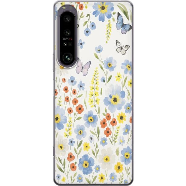 Sony Xperia 1 IV Läpinäkyvä kuori Kesäkukat