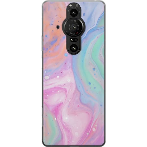 Sony Xperia Pro-I Gjennomsiktig deksel Pastellmarmor