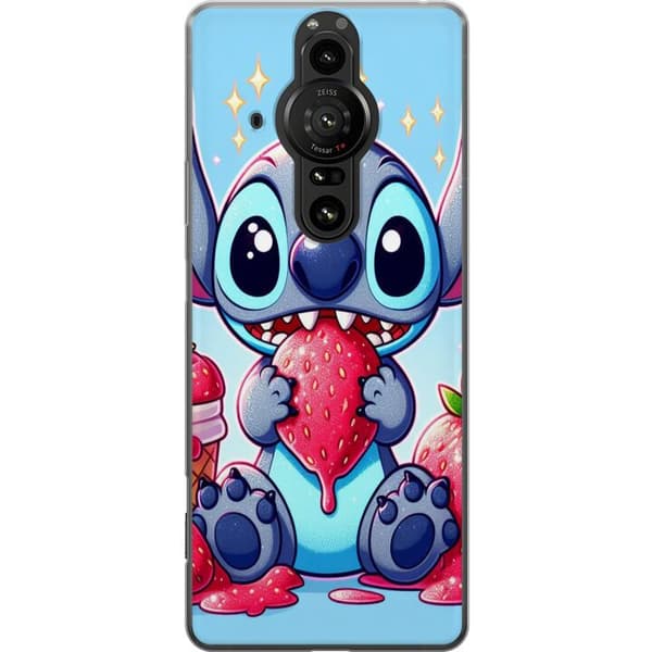 Sony Xperia Pro-I Gjennomsiktig deksel Strawberry Stitch
