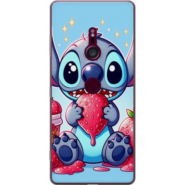 Sony Xperia XZ3 Genomskinligt Skal Strawberry Stitch