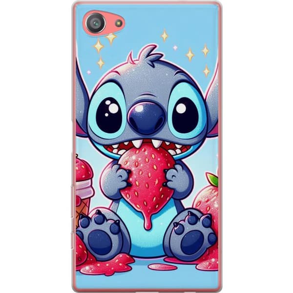 Sony Xperia Z5 Compact Läpinäkyvä kuori Strawberry Stitch