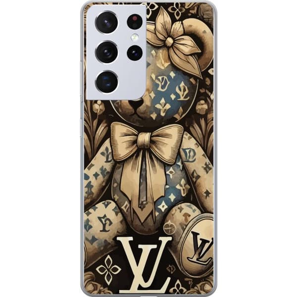 Samsung Galaxy S21 Ultra 5G Läpinäkyvä kuori Teddy Vuitton