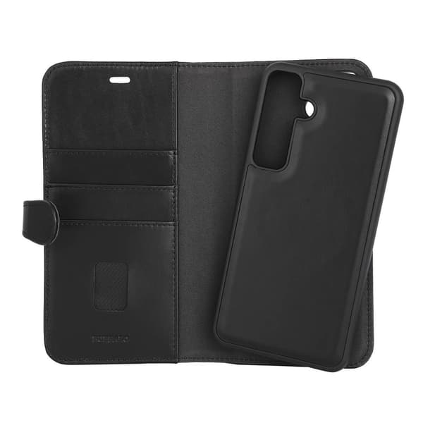 Buffalo Samsung Galaxy S24 FE Fodral 2in1 Äkta Läder Svart