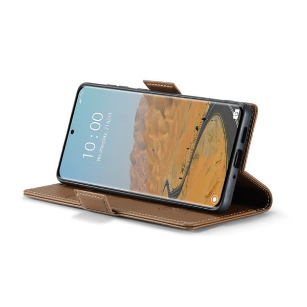 CASEME Redmi Note 14 Pro/Pro Plus 5G Fodral RFID Läder Brun