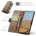 Miniatyrbild 6 av 6: CASEME Redmi Note 14 Pro/Pro Plus 5G Fodral RFID Läder Brun