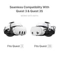 Miniatyrbild 2 av 6: BOBOVR Meta Quest 3S/3 Huvudband Inkl. 5200 mAh Batteripaket