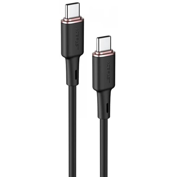 Acefast 60W USB-C Till USB-C 1.2m - Svart/Roséguld
