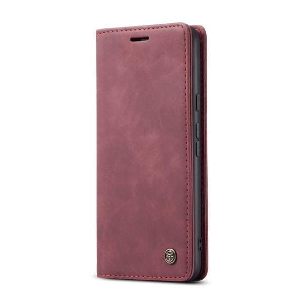 CASEME Google Pixel 9a Fodral Flip Retro Läder Röd