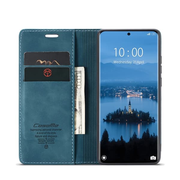 CASEME Redmi Note 14 Pro/Pro Plus 5G Fodral Flip Retro Läder