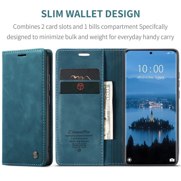 CASEME Redmi Note 14 Pro/Pro Plus 5G Fodral Flip Retro Läder