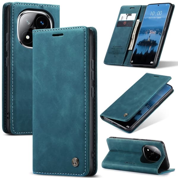 CASEME Redmi Note 14 Pro/Pro Plus 5G Fodral Flip Retro Läder