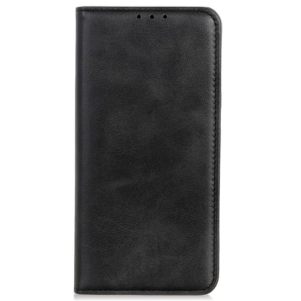 Google Pixel 9a Fodral Flip Split Läder Svart