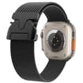 Miniatyrbild 1 av 3: Apple Watch 42/44/45/46/49 mm Armband Milanese Svart