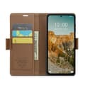 Miniatyrbild 3 av 6: CASEME Xiaomi Redmi Note 14 5G Fodral RFID Läder Brun