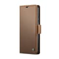 Miniatyrbild 2 av 6: CASEME Xiaomi Redmi Note 14 5G Fodral RFID Läder Brun