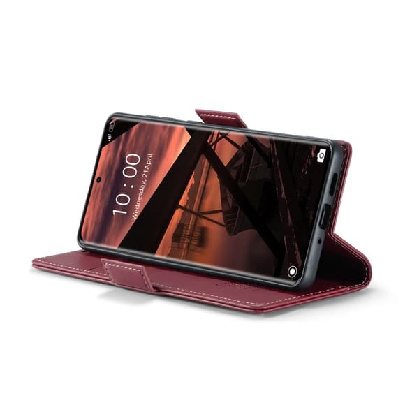 CASEME Redmi Note 14 Pro/Pro Plus 5G Fodral RFID Läder Röd