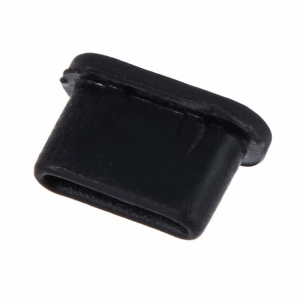 Dammplugg För USB-C Port Silikon Svart
