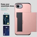 Miniatyrbild 6 av 6: iPhone 16e Skal Hybrid Med Kortfack Guld