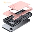 Miniatyrbild 2 av 6: iPhone 16e Skal Hybrid Med Kortfack Grå