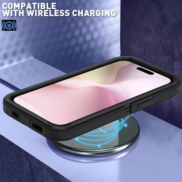 iPhone 16e Skal Extreme Shockproof Hybrid Svart / Grå
