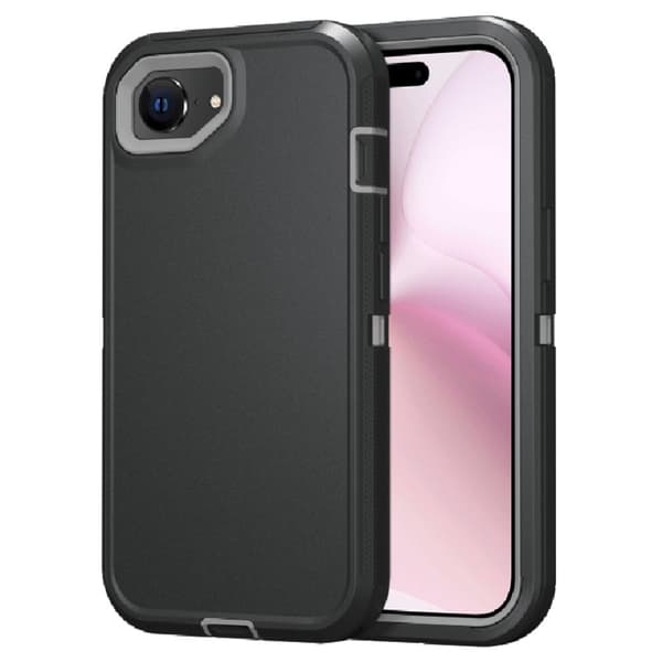 iPhone 16e Skal Extreme Shockproof Hybrid Svart / Grå