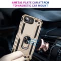 Miniatyrbild 2 av 6: iPhone 16e Skal Shockproof Hybrid Ring Guld