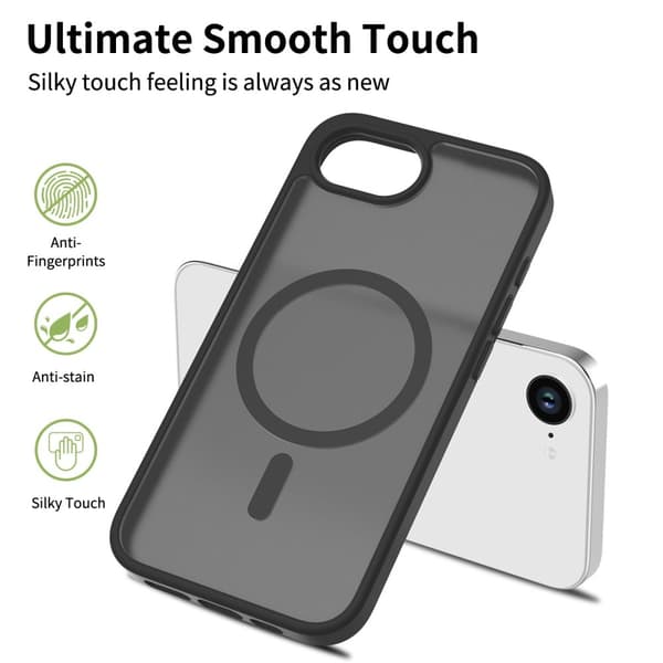 iPhone 16e Skal MagSafe Skin Touch Blå
