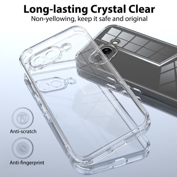 Google Pixel 9a Skal Shockproof Transparent
